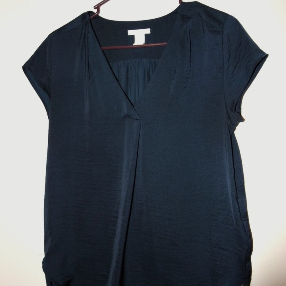 H&M Dark Blue Blouse